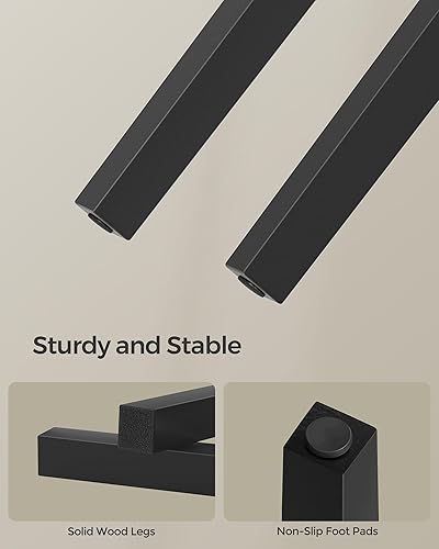 Vista 9 de SONGMICS Taburete ajustable de madera para piano con almacenamiento de partituras negro ULPB57H