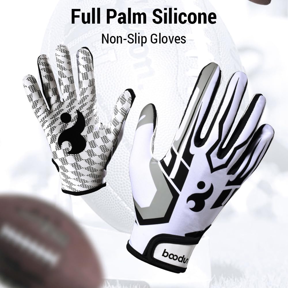 Gants de rugby, gants de sport antidérapants pour fitness, activités de plein air et randonnée, meilleure adhérence