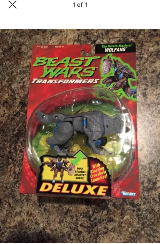Wolfang Transformers Beast Wars Wolf 1996 hasbro Toys & Games