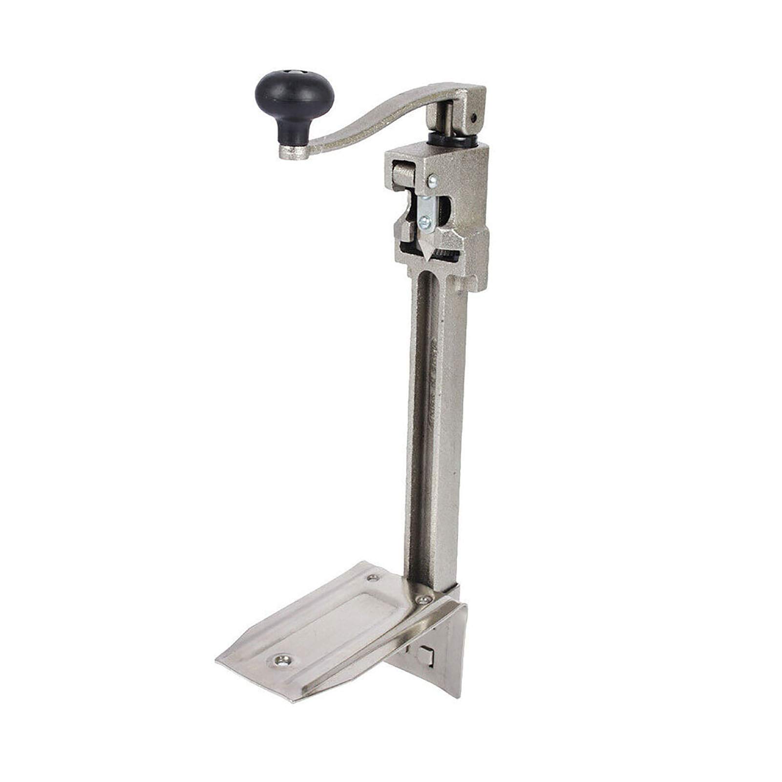 Abrelatas Comercial, Abrelatas Industrial Robusto, Abrelatas de Mesa con Base de Acero Revestido y Abrazadera de Banco de Mesa para el Hogar, Cocina, Restaurante