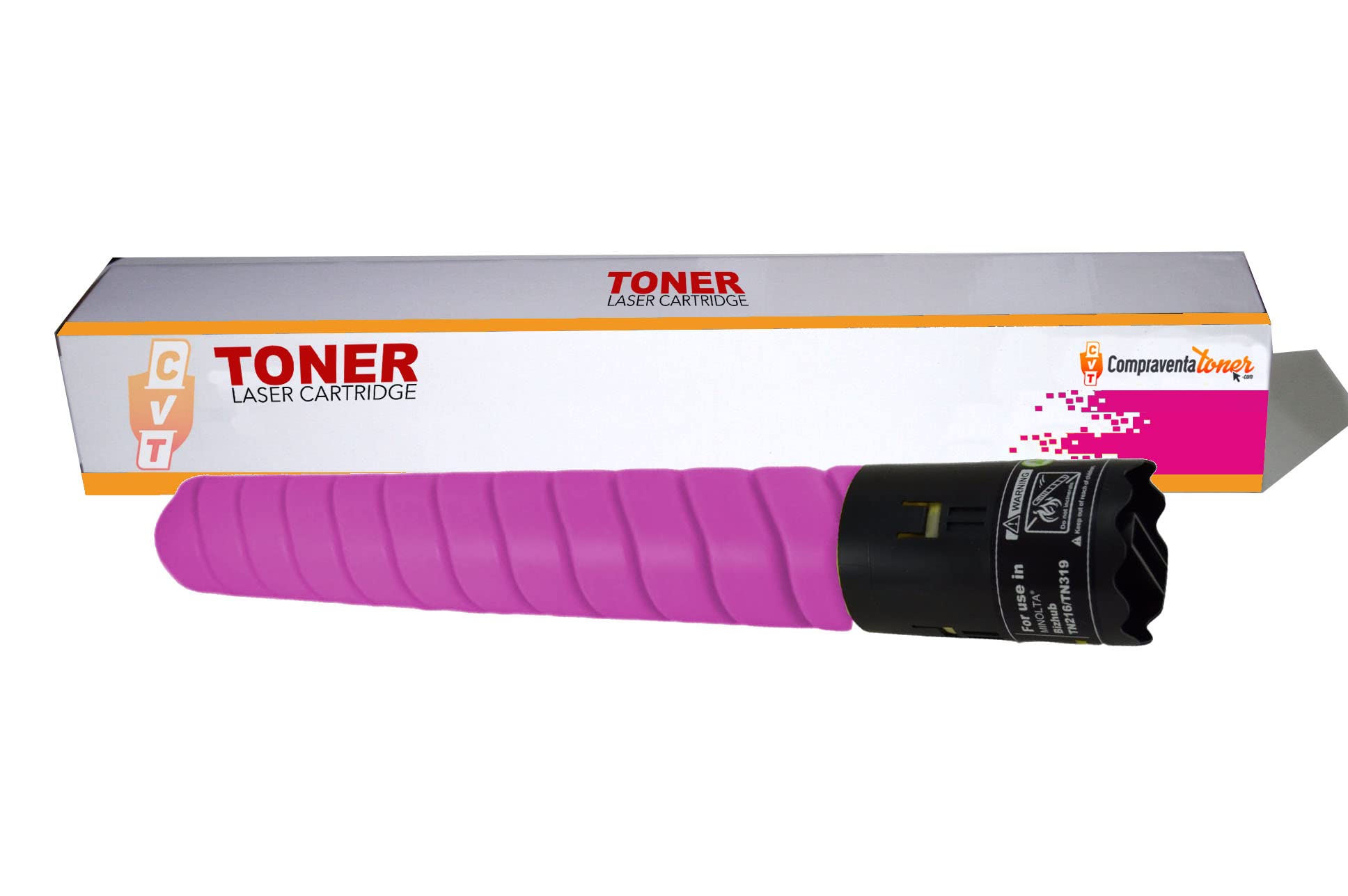 Propart MITN216M Cartucho de Tóner Compatible con Konica Minolta Bizhub C220 / C280 / C360, TN216 / TN319, Magenta