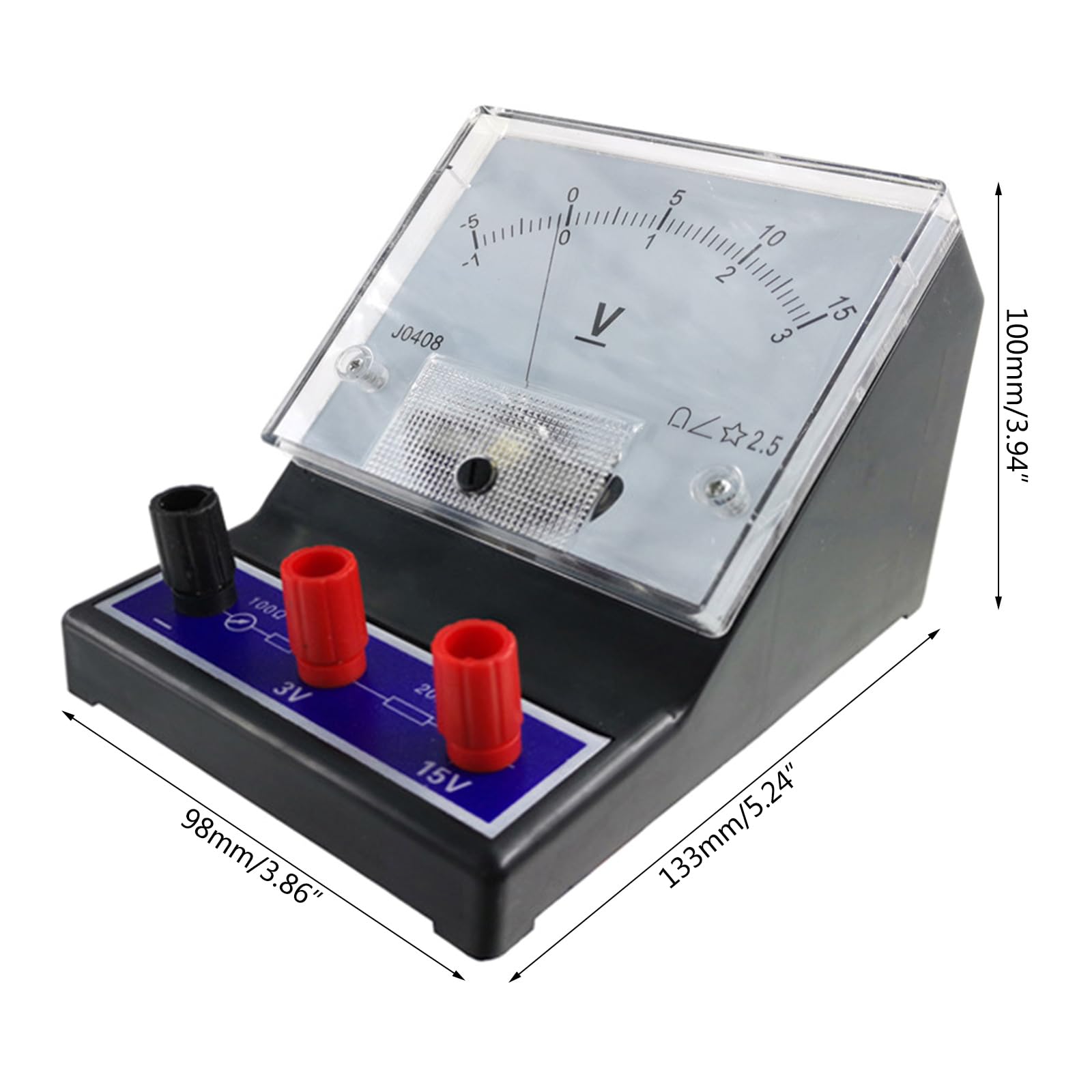 1-0-3V/-5-0-15V Analog-Panel-Messgerät Voltmeter