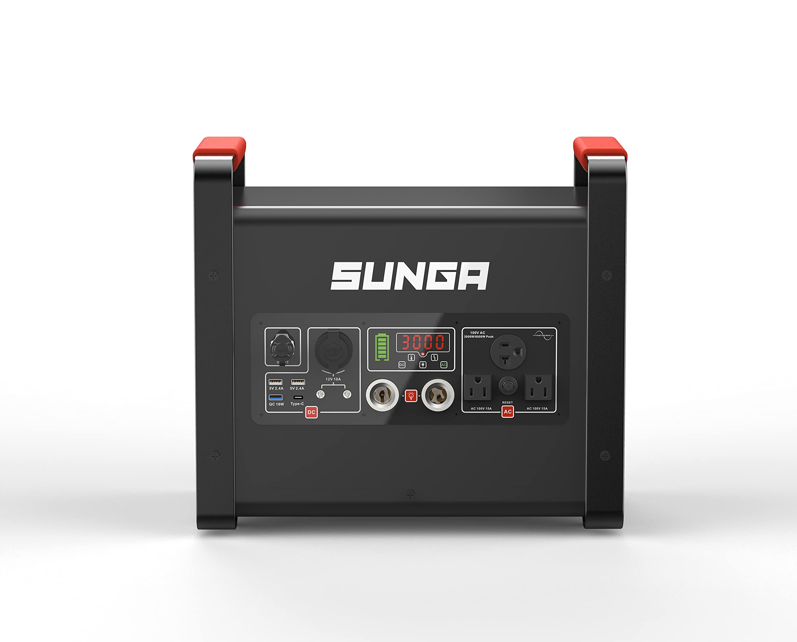 Amazon.co.jp: SUNGA ポータブル電源 LK3000 3000W 6000W 2112Wh 正弦 