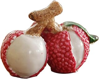 FackLOxc Té Té Lychee Único Cambio Color Lindo Resina Té Litchi Accesorios Ceremonia Té Decoración para Té