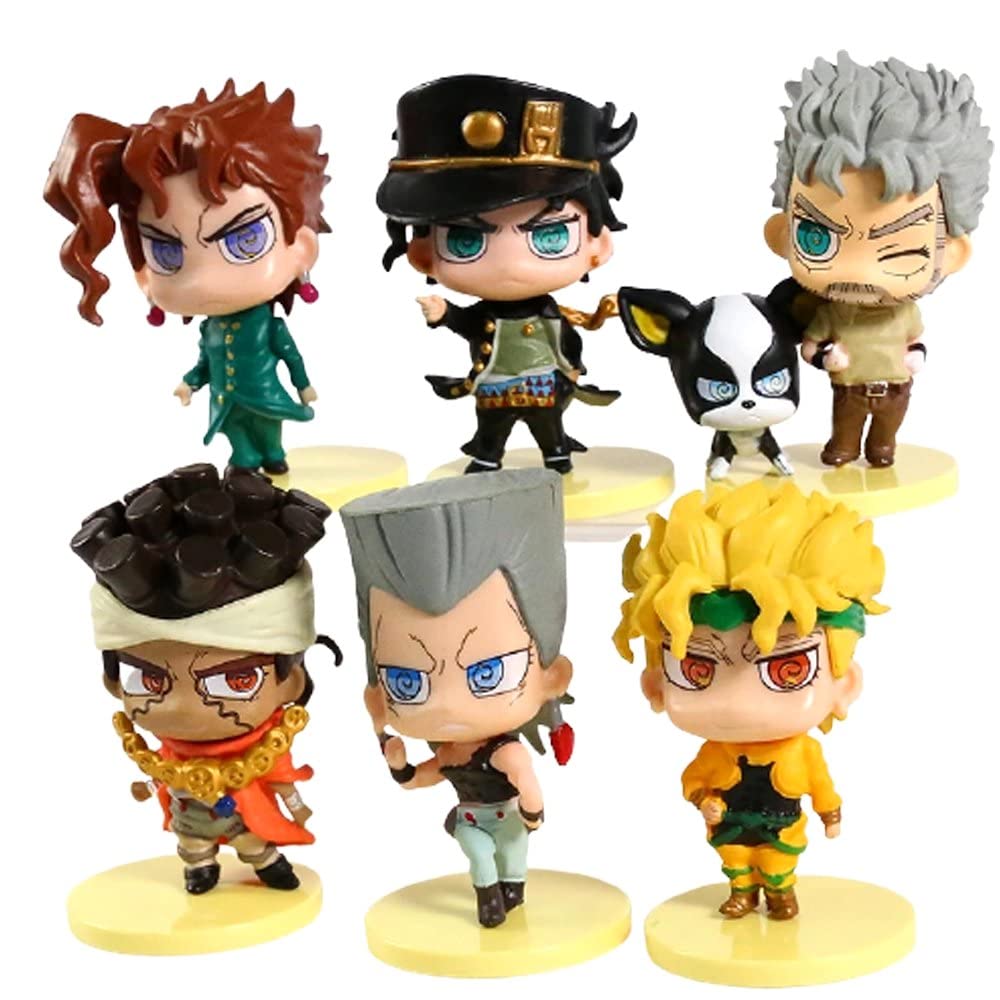 Trunkin Jojos Bizare Adventure Cute Action Figure 8CM Weeb Manga Collectible Figurine Set C