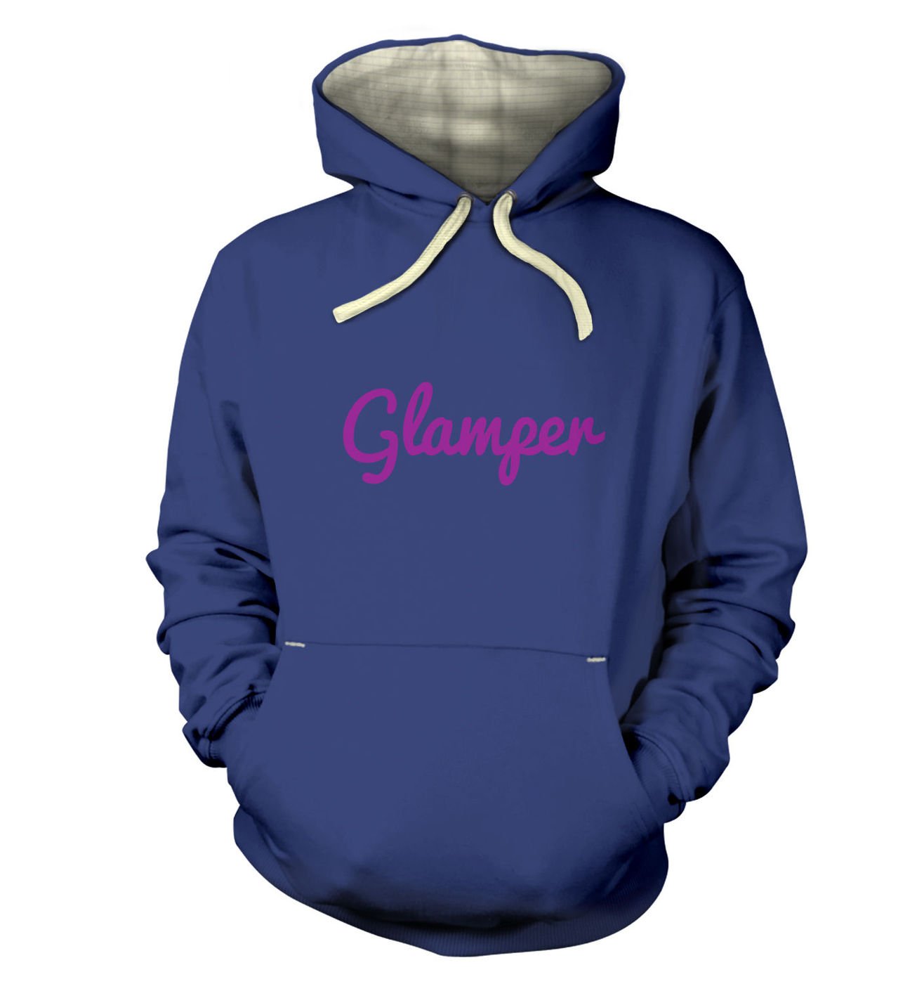 Glamper Premium Hoodie Gr. Small, Vintage Royal