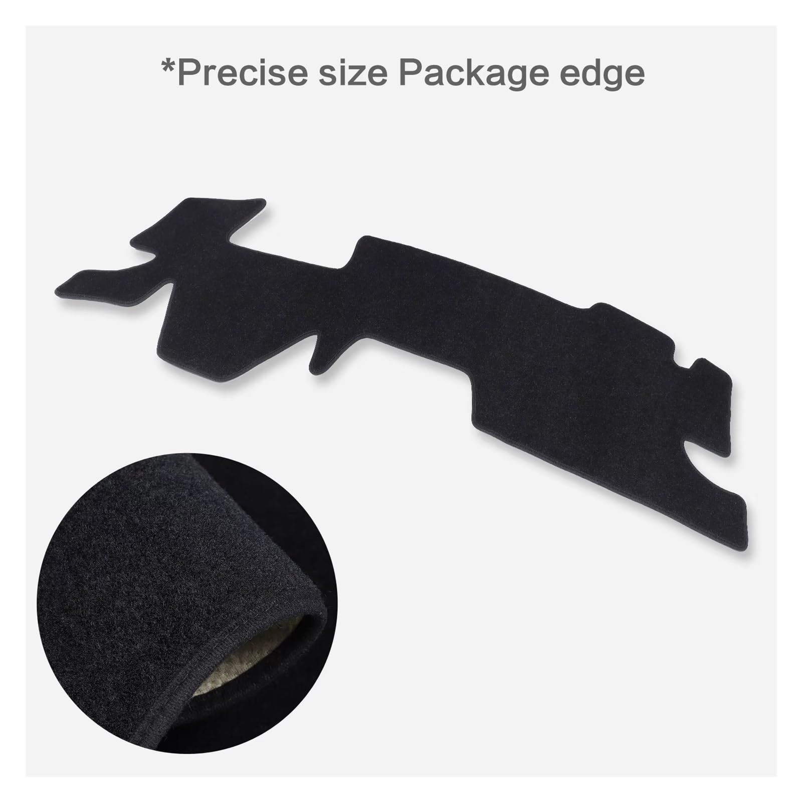 Tapis Tableau Bord intérieur Voiture Tapis Tableau Bord pour Toyota pour Yaris Cross avec Affichage Tête Haute Protection Solaire Accessoires Voiture(LHD Black)