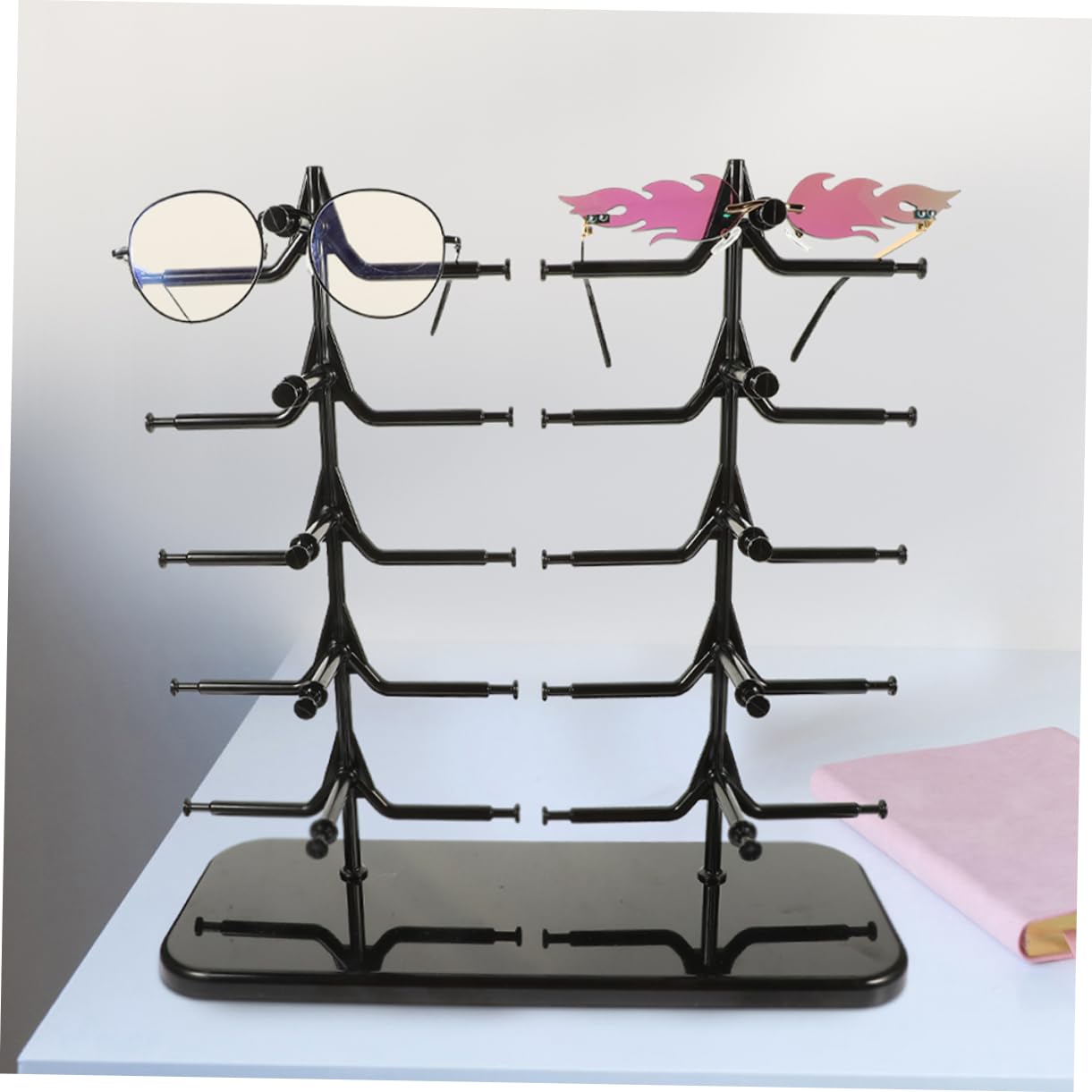 Alipis 2stücke Teiliges Brillenaufbewahrungsregal Abnehmbarer Sonnenbrillenhalter Für Zuhause Eleganter Brillenständer Zur Aufbewahrung Und Präsentation Von Brillen Und Sonnenbrillen