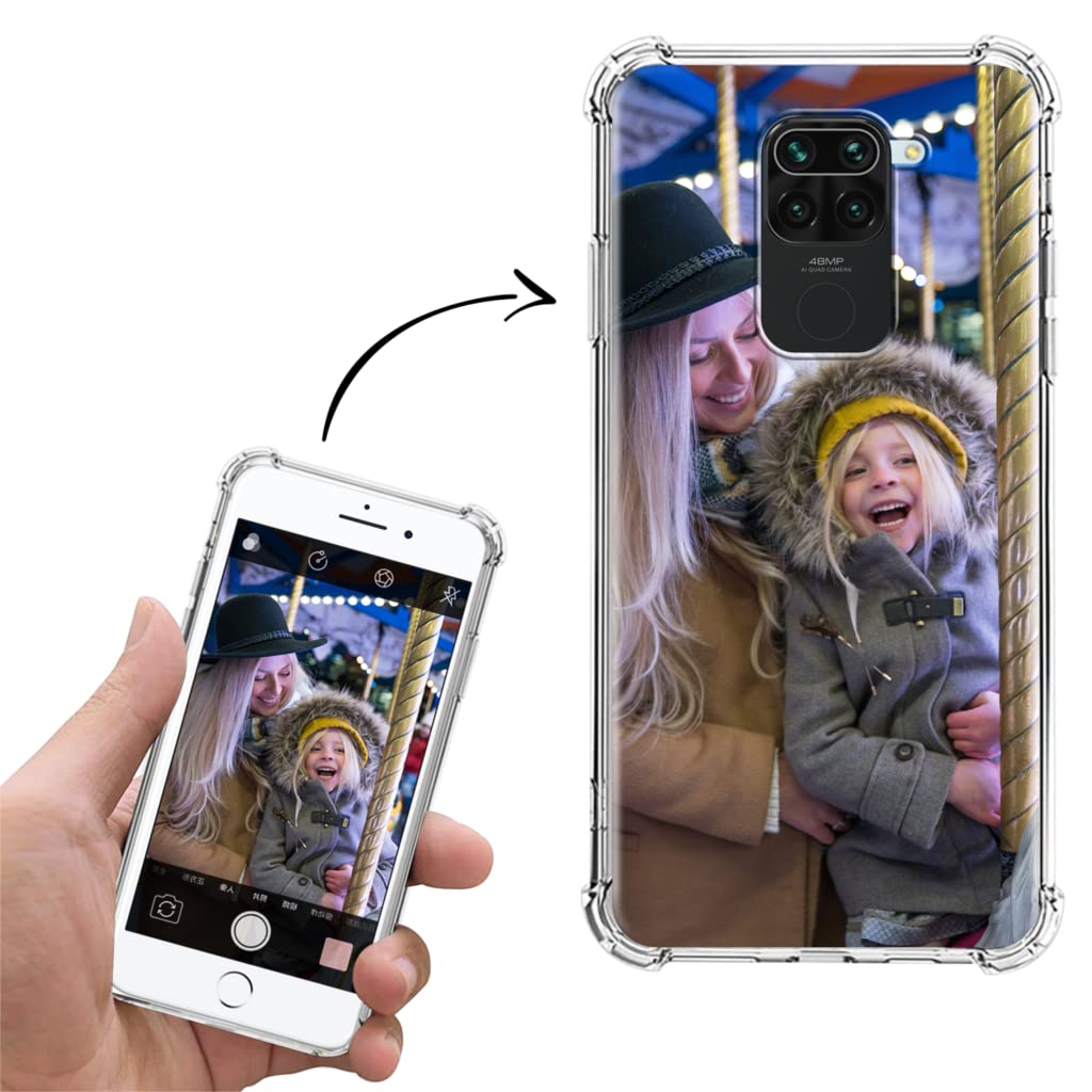 Cover Personalizzata Per Xiaomi Redmi Note 9S / Note 9 Pro Max - Custodia Morbida TPU Con Foto, Testi E Disegni, Regalo Unico