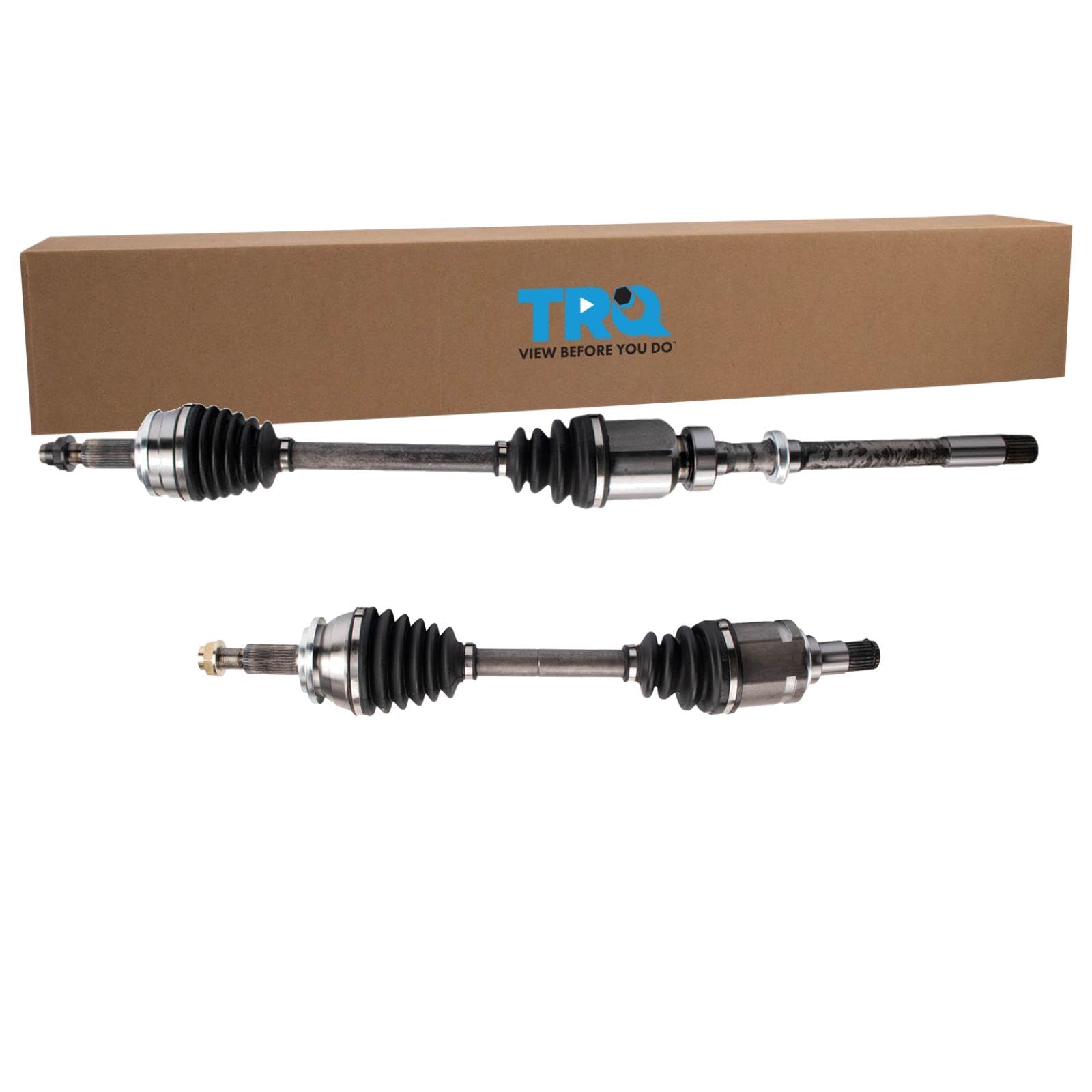TRQ Front CV Axle Shaft Assembly Set Compatible with 2013-2018 Toyota RAV4