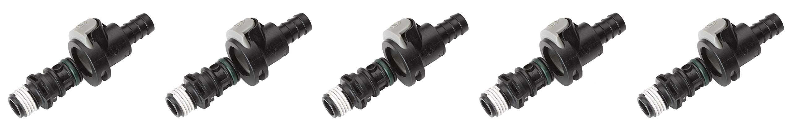 attwood 8838US6 Universal Male and Female Sprayless Connector with Thread Sealant (F?v? ???k)