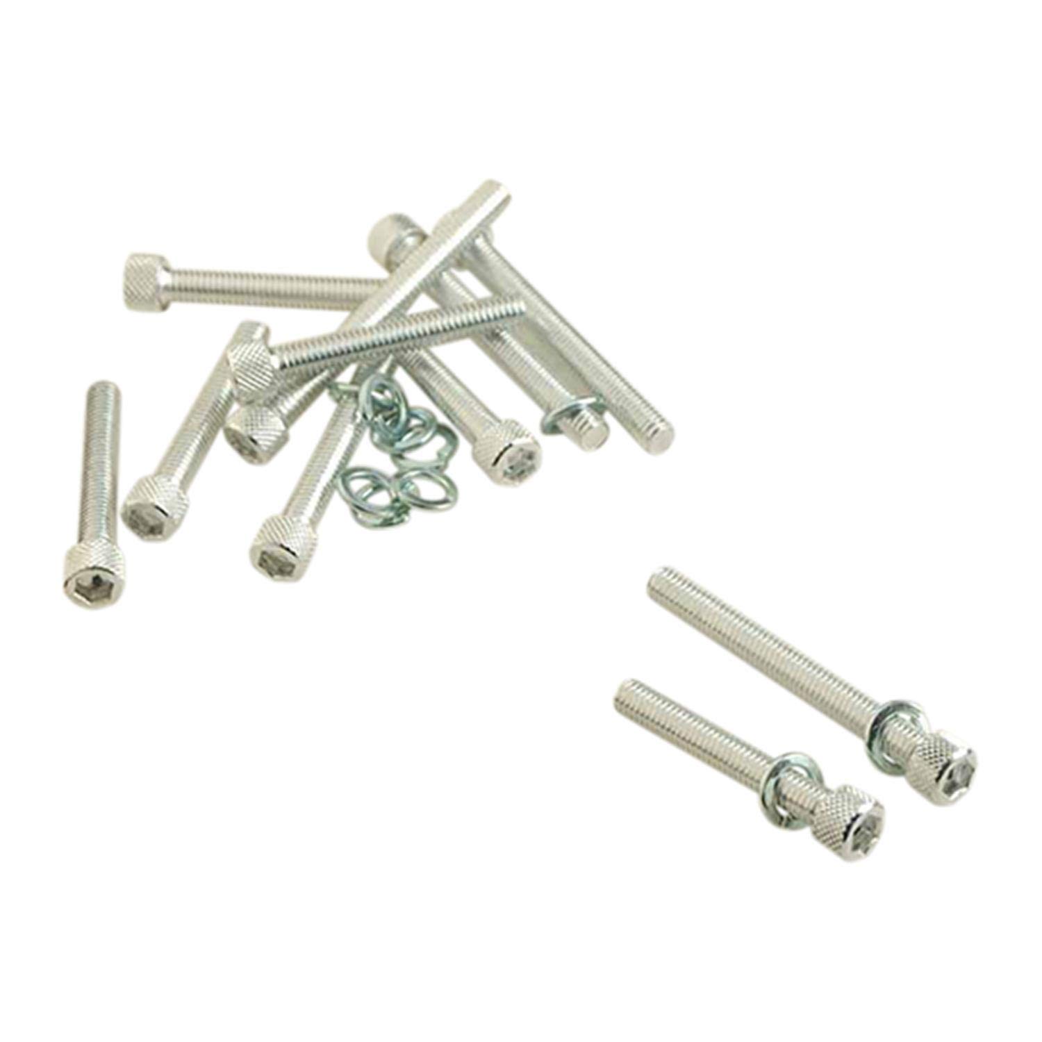 vis tun'r carter compatible avec trekker/buxy/tkr/vivacity/speedfight alu chrome 6x40/55 (x11)