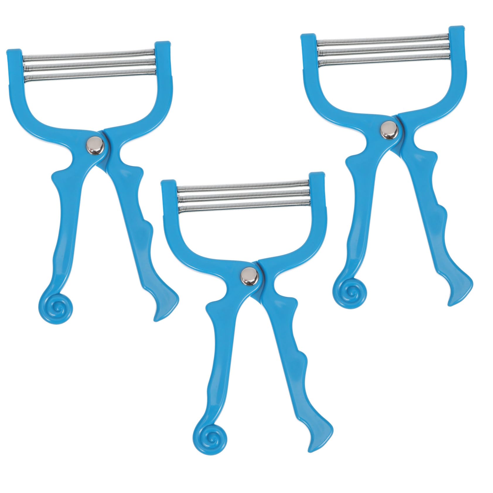 BESTYASH Facial Hair Remover 3pcs Spring Epilator Manual Hair Removal Tool for Women Safe Effective Non-Slip Grip