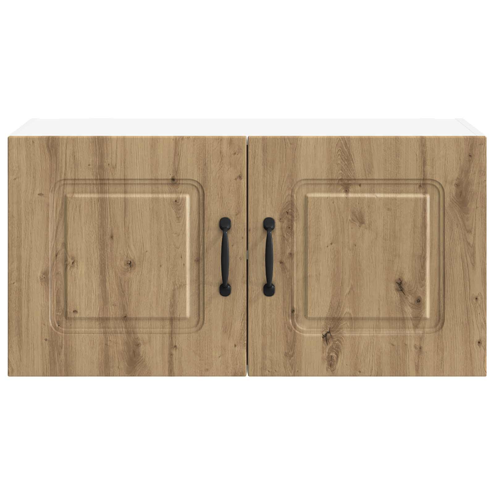 Kalmar Küchenschrank Artisan-Eiche, 80x31x40 cm, Holzwerkstoff, Hängeschrank mit reichlich Stauraum für Kochutensilien