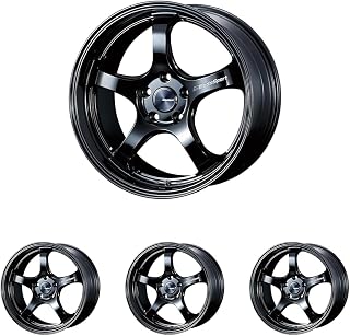 WEDS RN05M 18インチ 5H PCD114.3 8.0J +45 GLOSS BLACK 【0072754】 (× 4)