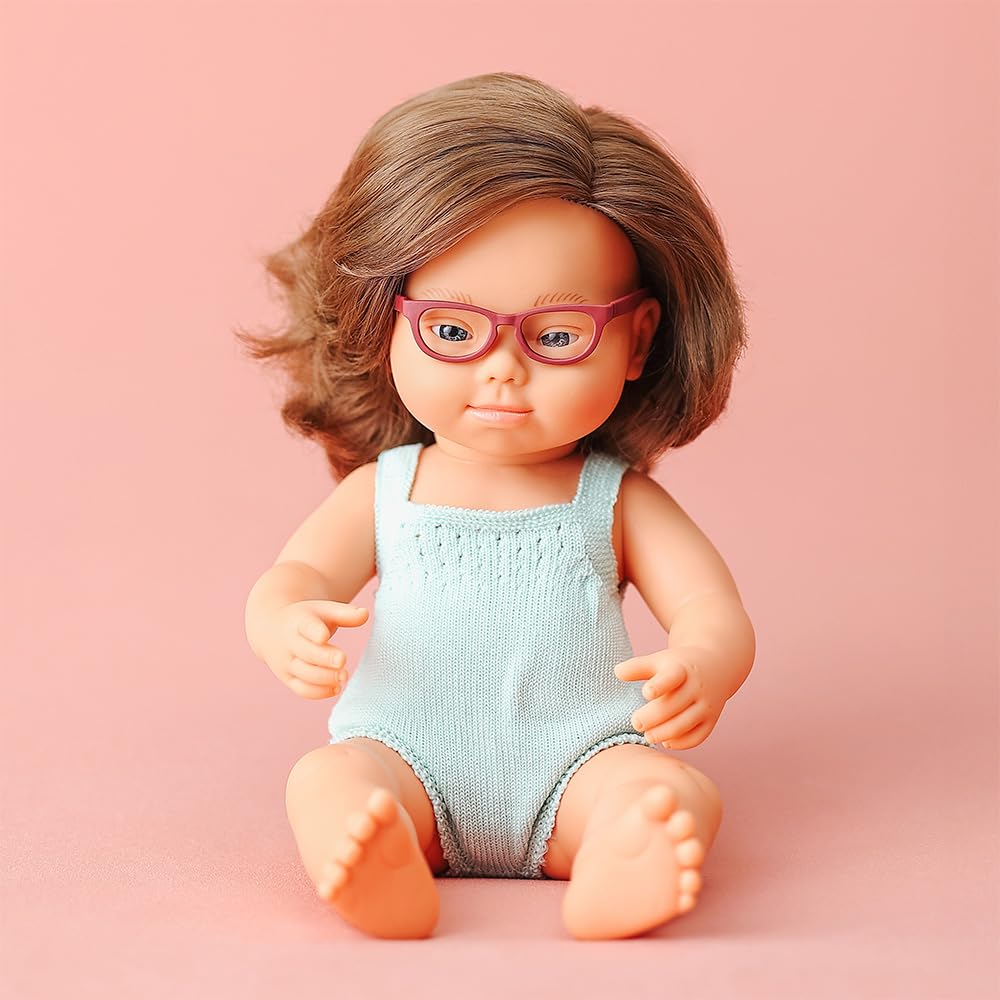 Miniland - Poupée garçon syndrome de Down (trisomie 21) - Beige - Enfant - 0.00