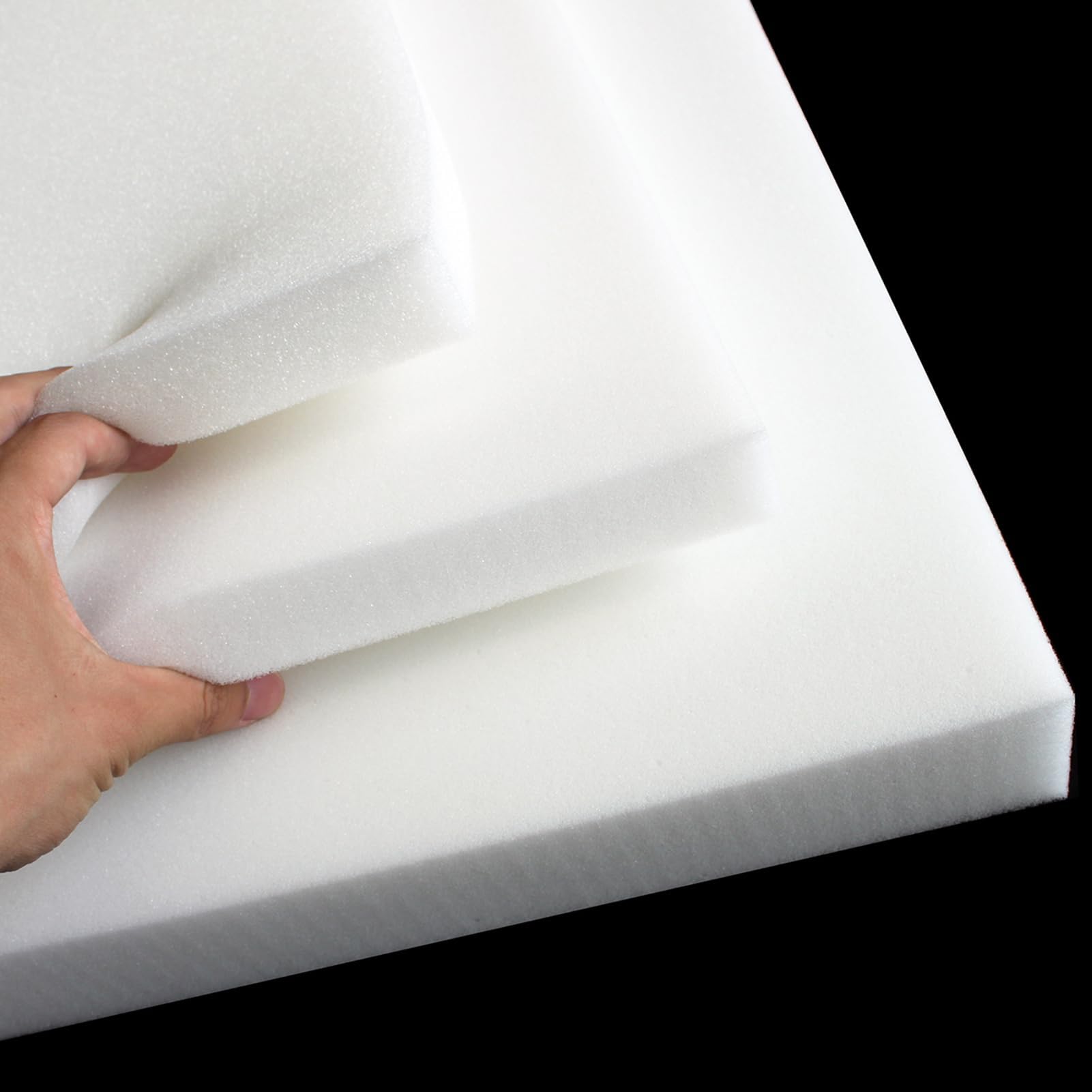 Feuilles de mousse 35D haute densité 140 x 200 x 1 cm, adaptées pour l'expédition, l'emballage, le courrier, le bricolage, le cosplay, le rembourrage
