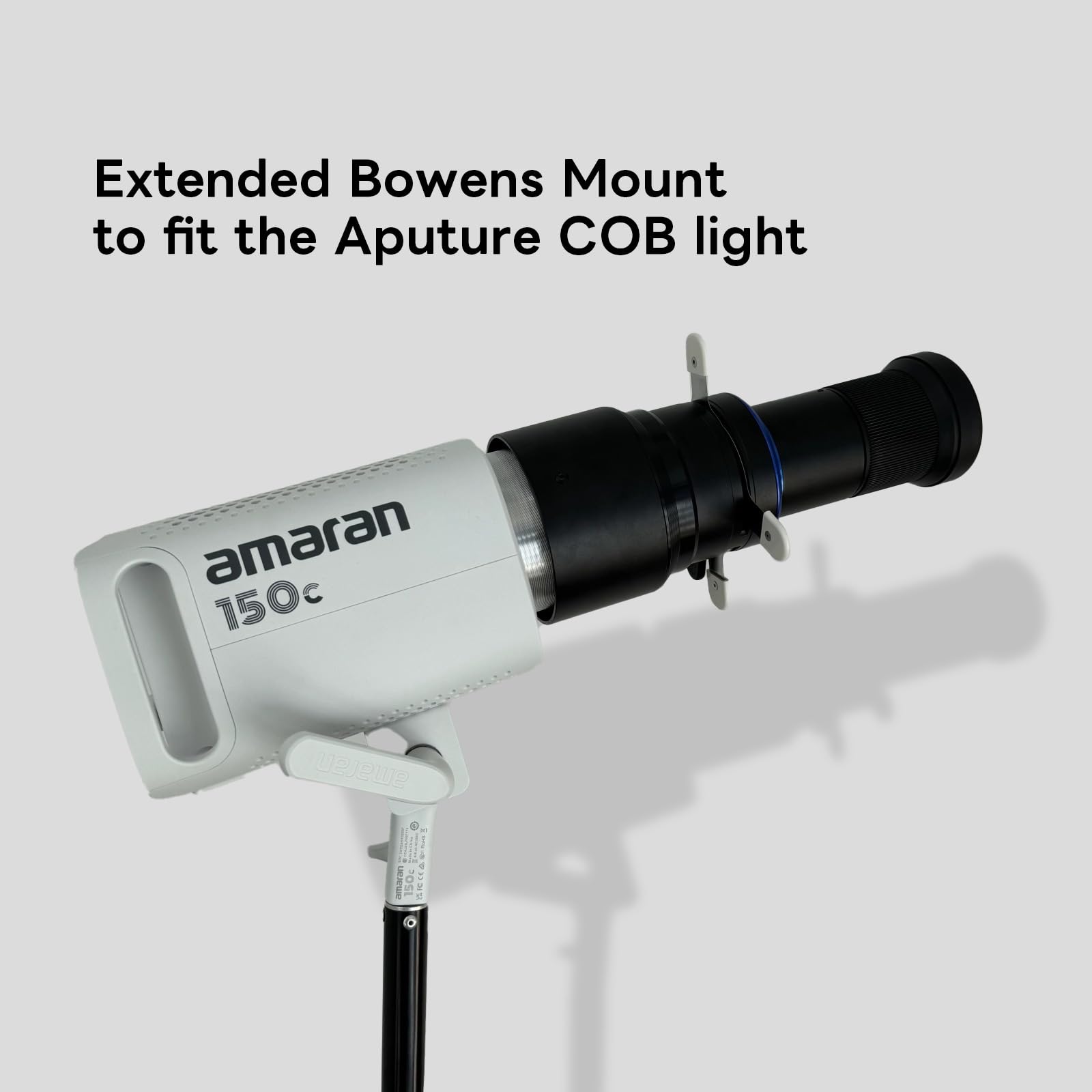 Proiettore Gobo con Snoot Spotlight con Attacco Bowens - Compatibile con Aputure Amaran 60d, Amaran 100X/D 200D/X, 150c/300c, 600x Pro, Godox SL60, ecc. 5 Filtri Colorati, 31 Gobo