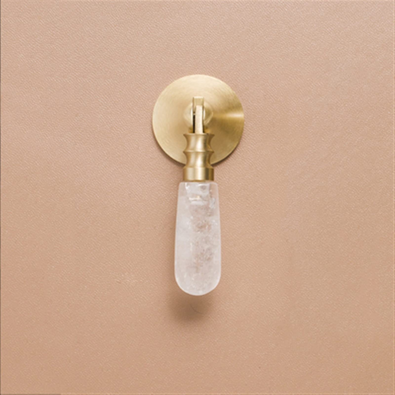 Boutons de tiroir en cristal blanc pour sublimer votre déco