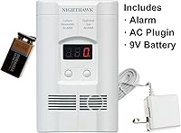 Vista 4 de Kidde - Detector de monóxido de carbono y extintor para el hogar, 1-A:10-B:C, extintor químico seco, soporte de montaje incluido, rojo