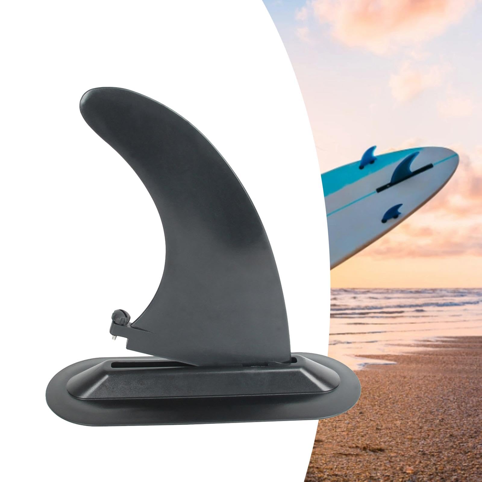 Aletas para Tabla de Surf, Aletas Blandas, Suministros para Tablas de Surf de Exterior, Fácil Instalación.
