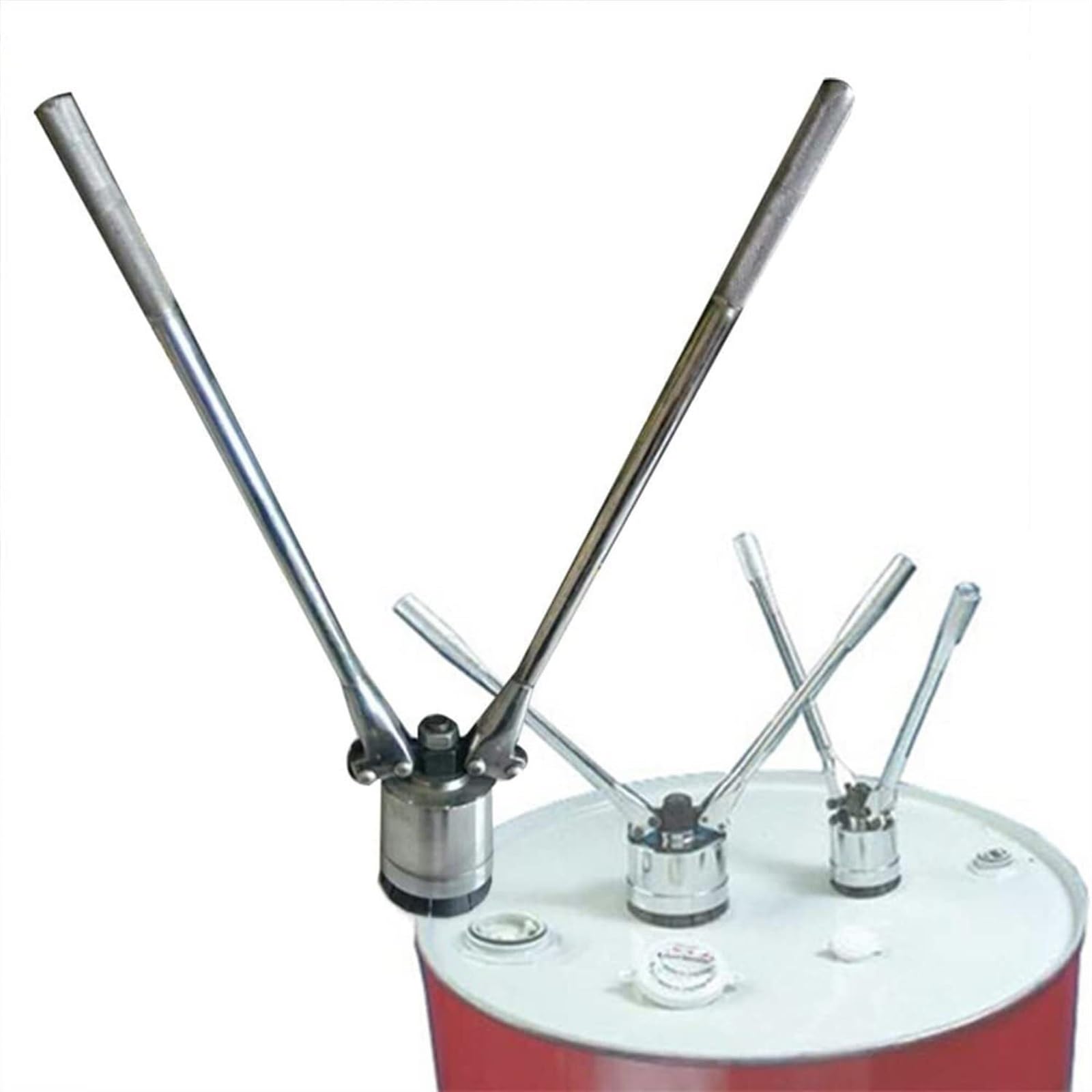Máquina selladora manual de bidones de aceite Herramienta de prensado de sellos, prensadora de sellado de 35 y 70 mm, for bidones de 200 litros Máquina de alicates for sellar tapas de bidones de hierr