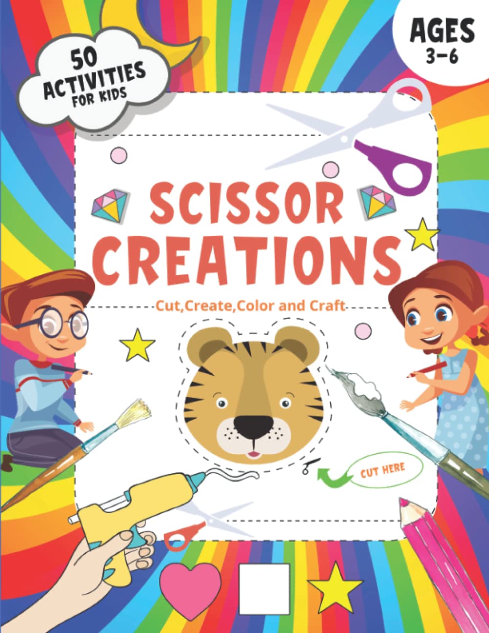 Scissor Creations For Kids Cut Create Color And Craft 50 | Desertcart ...