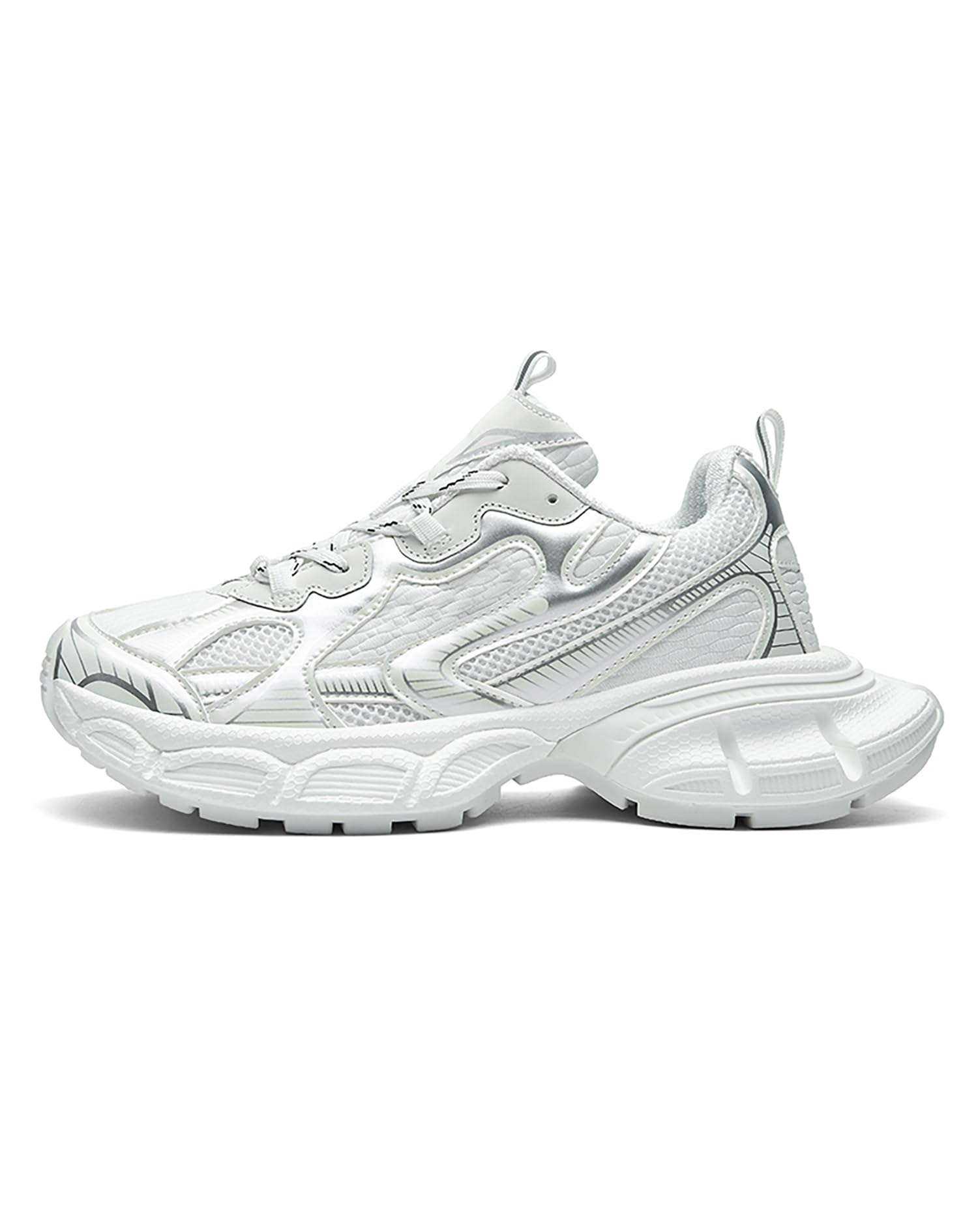 Niepce Inc Streetwear Mid Top Fashion Chunky Sneakers for Men