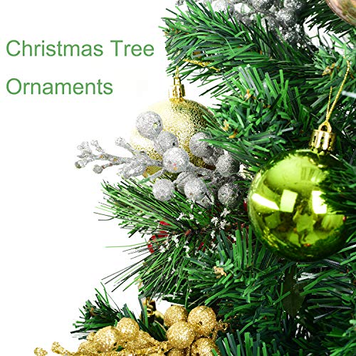 Lvydec 16Pcs Christmas Glitter Berries Stems, 7.8" Artificial Christmas Picks For Christmas Tree Ornaments, Diy Xmas Wreath, Crafts, Holiday And Home Decor (Silver) #TOP6