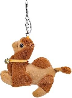 KOMBIUDA Mini Bolsa De Camelo De Pelúcia Para Meninas Bolsa De Pelúcia Bolsa De Mochila Fofa Bolsa De Brinquedo Animal Chaveiro Material De Escola Bonito Bolsa De Mamãe Brinquedo De Camelo