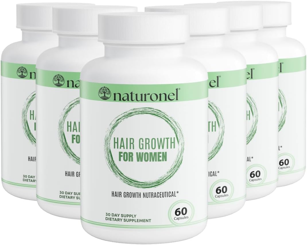 Women's Balance Hair Growth Supplements, Ages 45 and Up - Supports Healthy Hair, Skin & Nails - Customer Proven for Visibly Thicker Hair and Scalp Coverage, Natural Thicker Hair Growth Supplement (6)