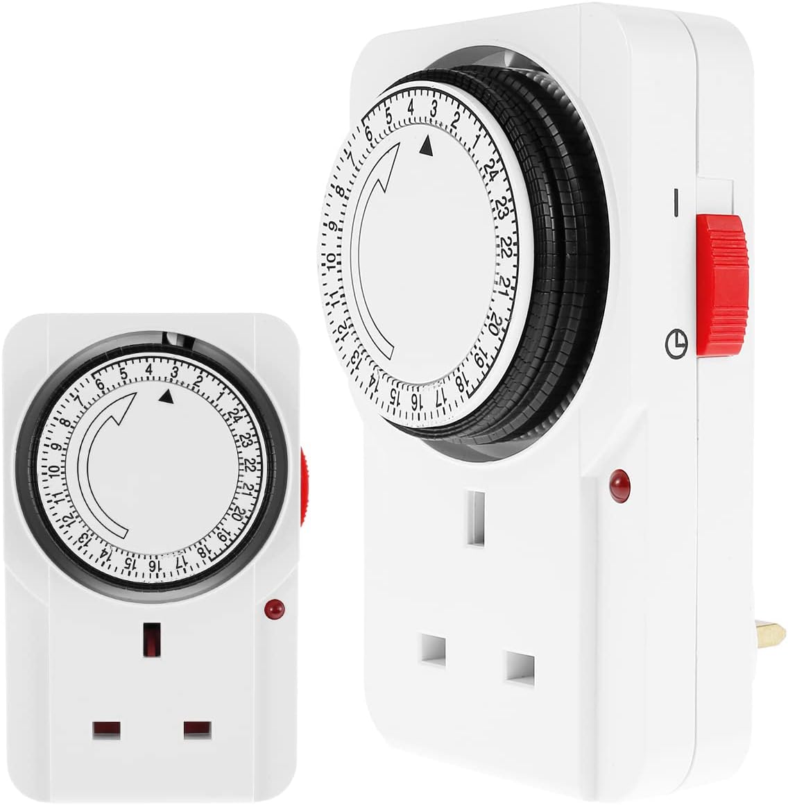 Hands DIY Timer Switch 24 Hour Segment Programmable Mechanical Timer