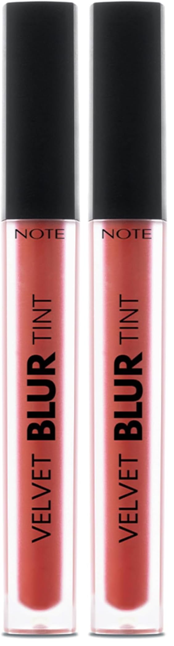 Note Cosmetics Velvet Blur Tint Kadife Bitişli Nemlendirici Mat Ruj - 03 Burnt Peach - Nude (2 paketi)