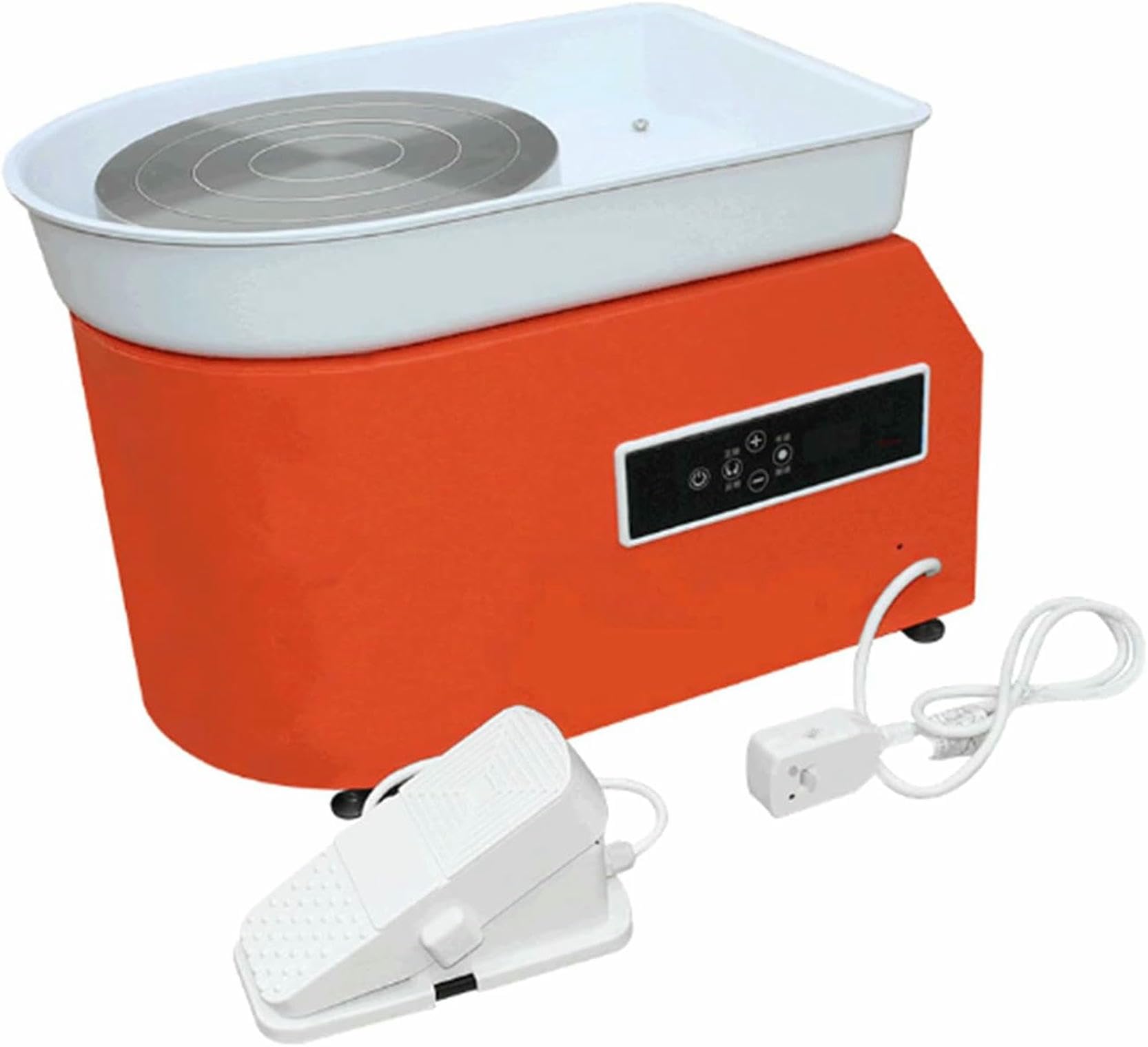 Macchina per La Produzione di Ceramica con Ruota in Ceramica Elettrica, 220 V 350W, Strumento di Stampo per Opere d'Arte E Addestramento in Ceramica Fai da Te