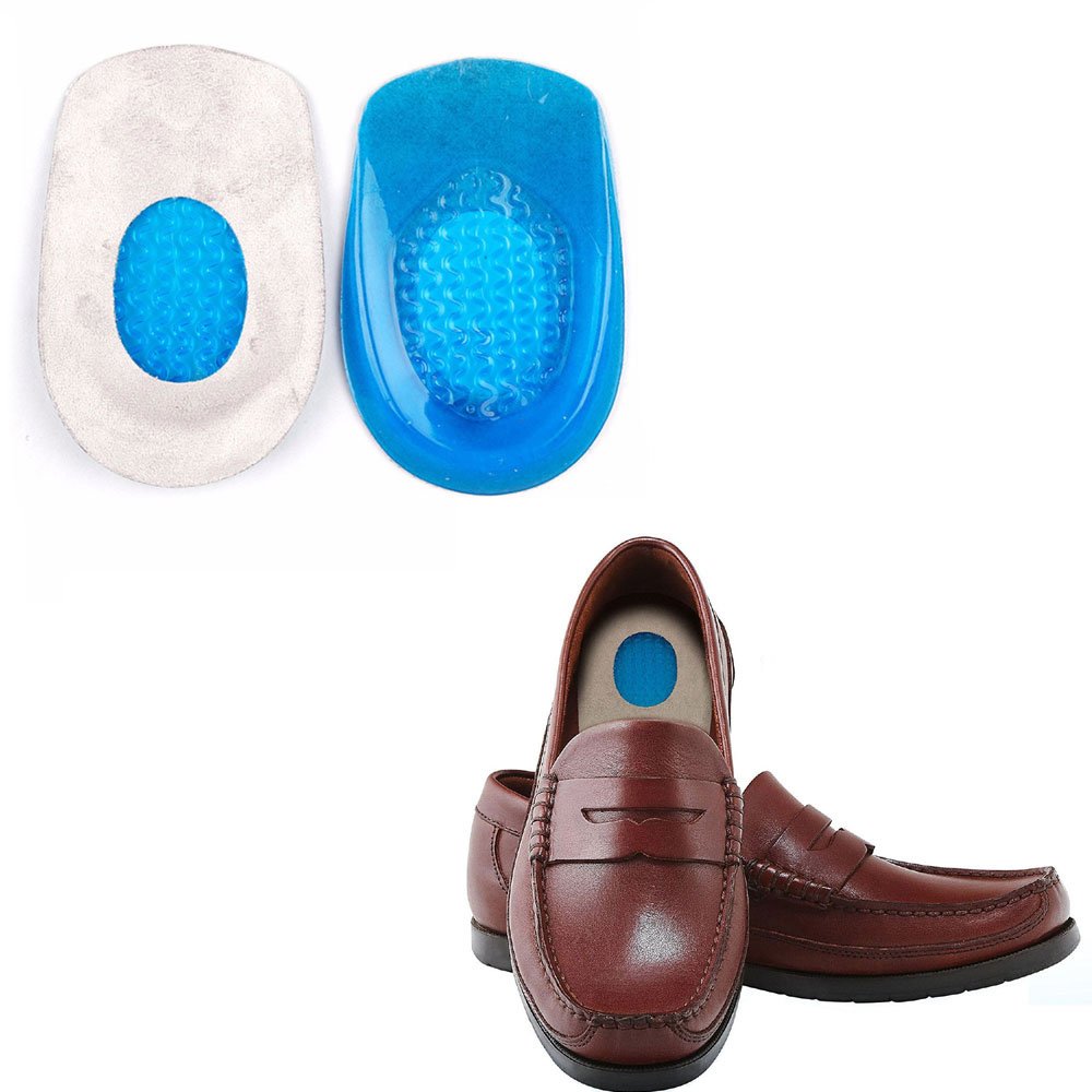 Pedimend fascite plantare solette – 4 pezzi | Sports cuscino sperone calcaneare cuscinetti in gel supporto posteriore | shoe Heel Pads | posteriore del tallone imbottito