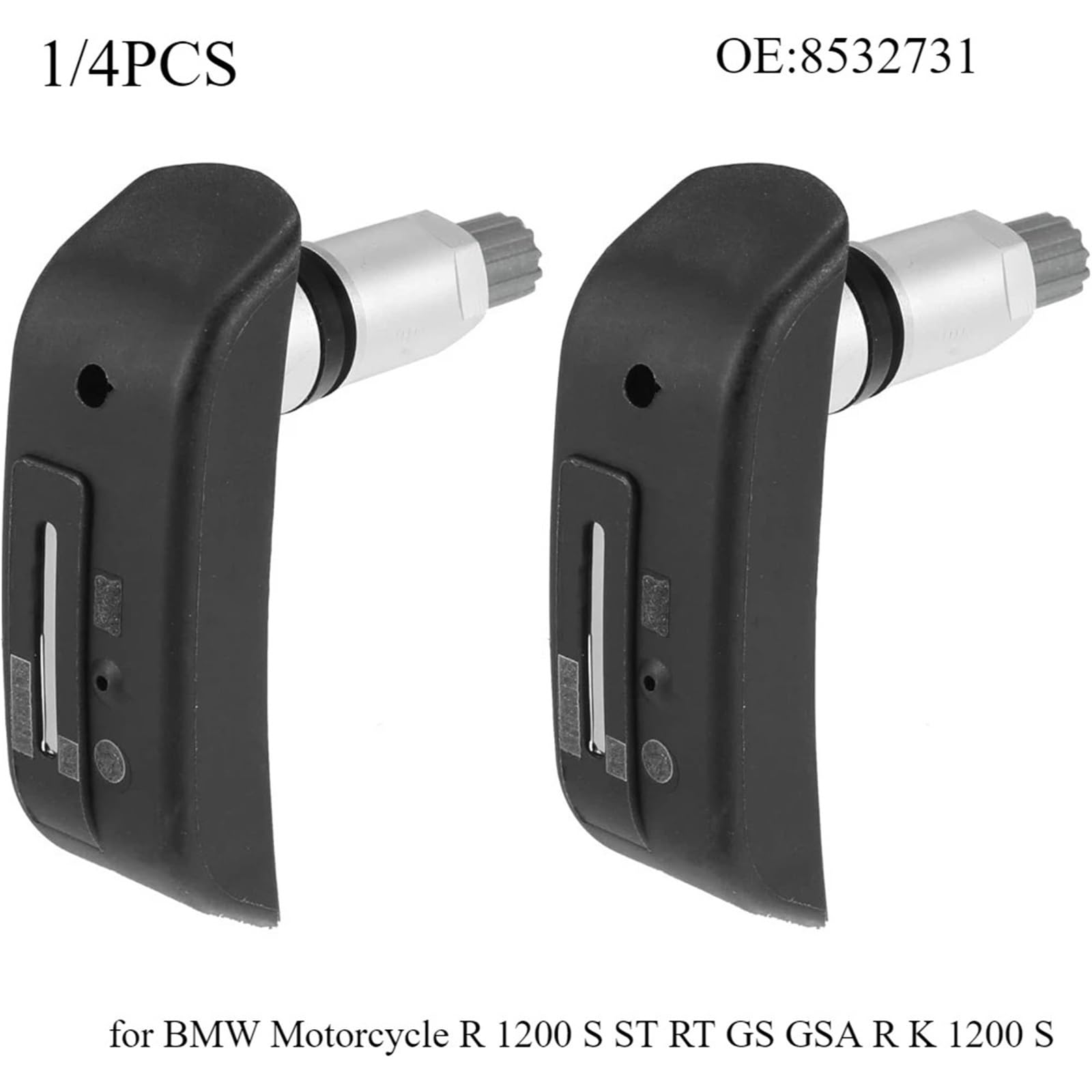 Sensore Di Pressione Dei Pneumatici 1/4PCS Sensore di Pressione Dei Pneumatici Anteriore/Posteriore per Moto Per BMW R 1200 S ST RT GS GSA 36318532731 installare(1pc)