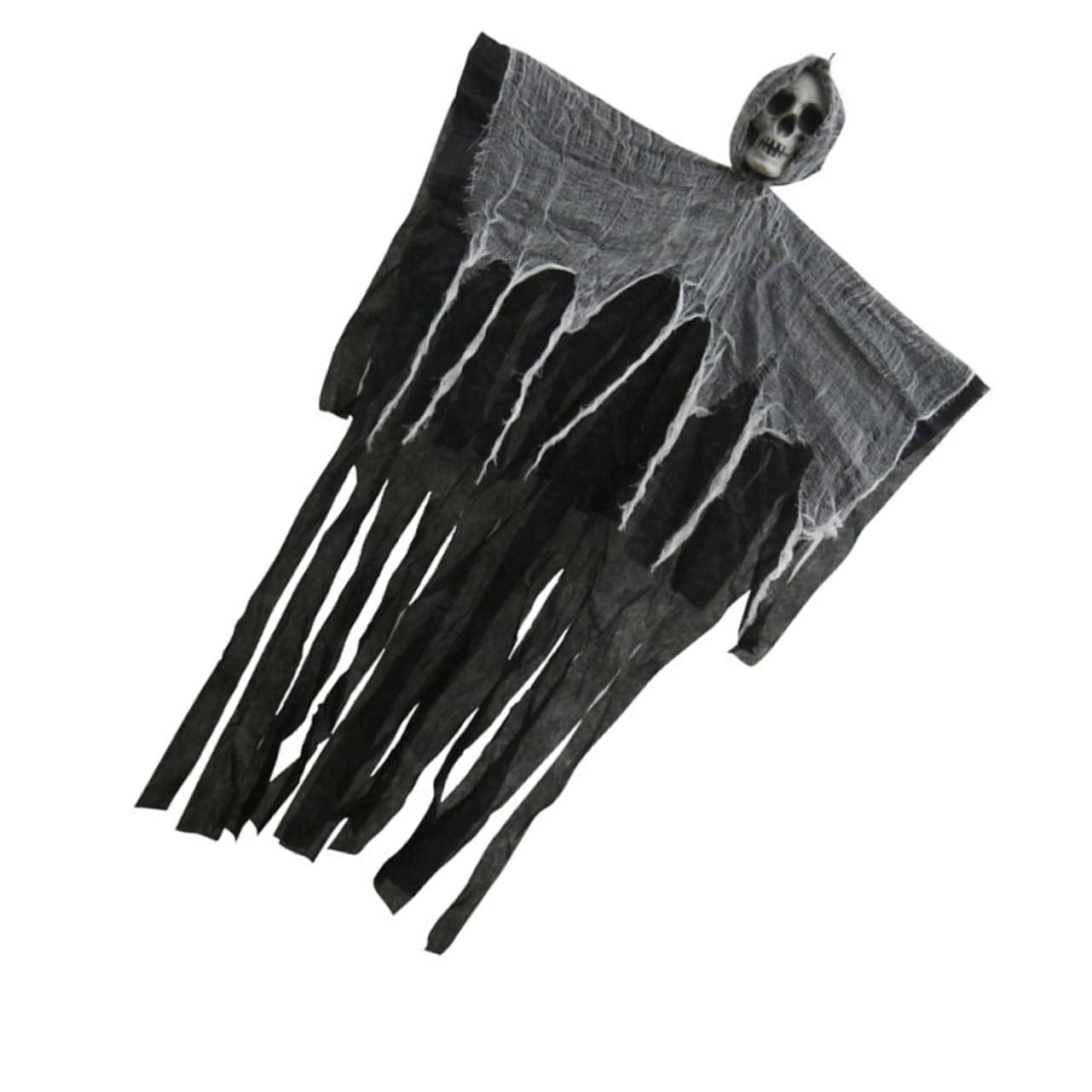 Ciieeo 3 Pezzi Dolcetto O Scherzetto Halloween Fantasmi Appesi Teschio Scheletro Puntelli Fantasma Silenzioso Nero Per Decorazioni Per Finestre Esterne