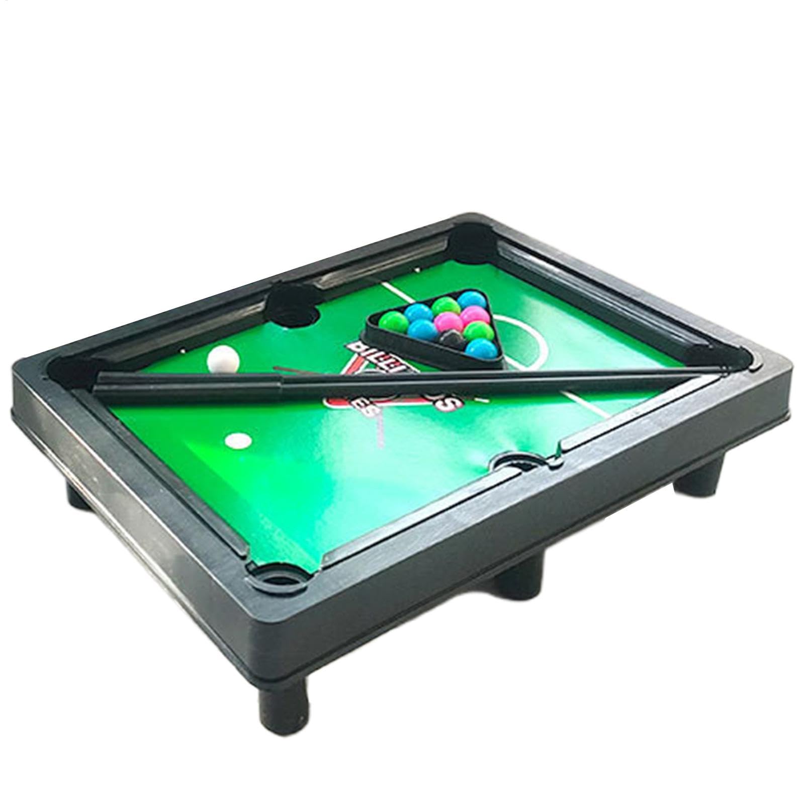 Juego de Mesa de Billar en Miniatura, Juguetes de Billar,Pequeño Juego de Juegos Deportivos - Conjunto de Piscina de Mesa, Juego de Billar de Alta simulación para niños para Adultos Juguetes