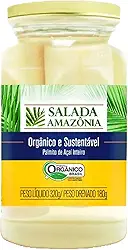 Palmito Açaí Inteiro Orgânico Salada Amazônia 320g