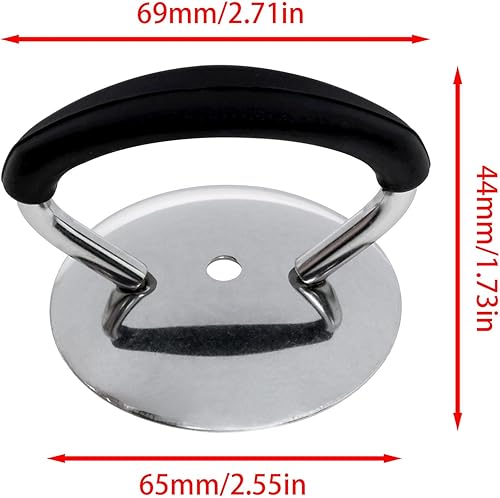 Miniatura 4 de Lovelysp - Tapa de repuesto de acero inoxidable para ollas de cocina, mango universal de repuesto con tornillos de montaje y arandelas, 1 unidad