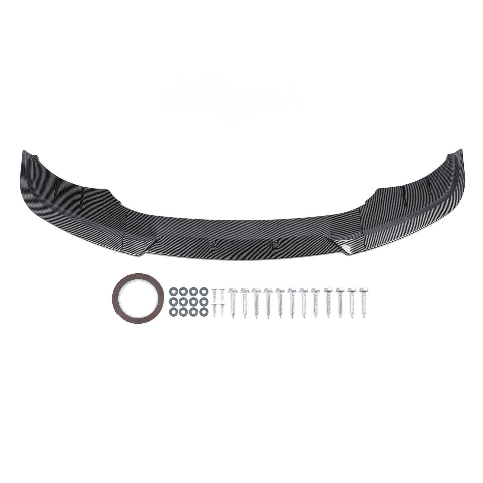 Lip Divisor Spoiler Protector, Skrzydło Ust Odporne (styl z włókna węglowego)