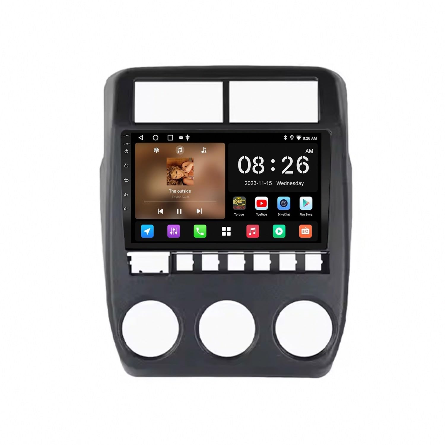 Car Stereo Carplay Radio de Coche para Lada NIVA 2019 Cámara Trasera - HD Pantalla Carplay Mirror Link - Portátil Radio Coche Bluetooth con, 8 Nuclear 6G+128G