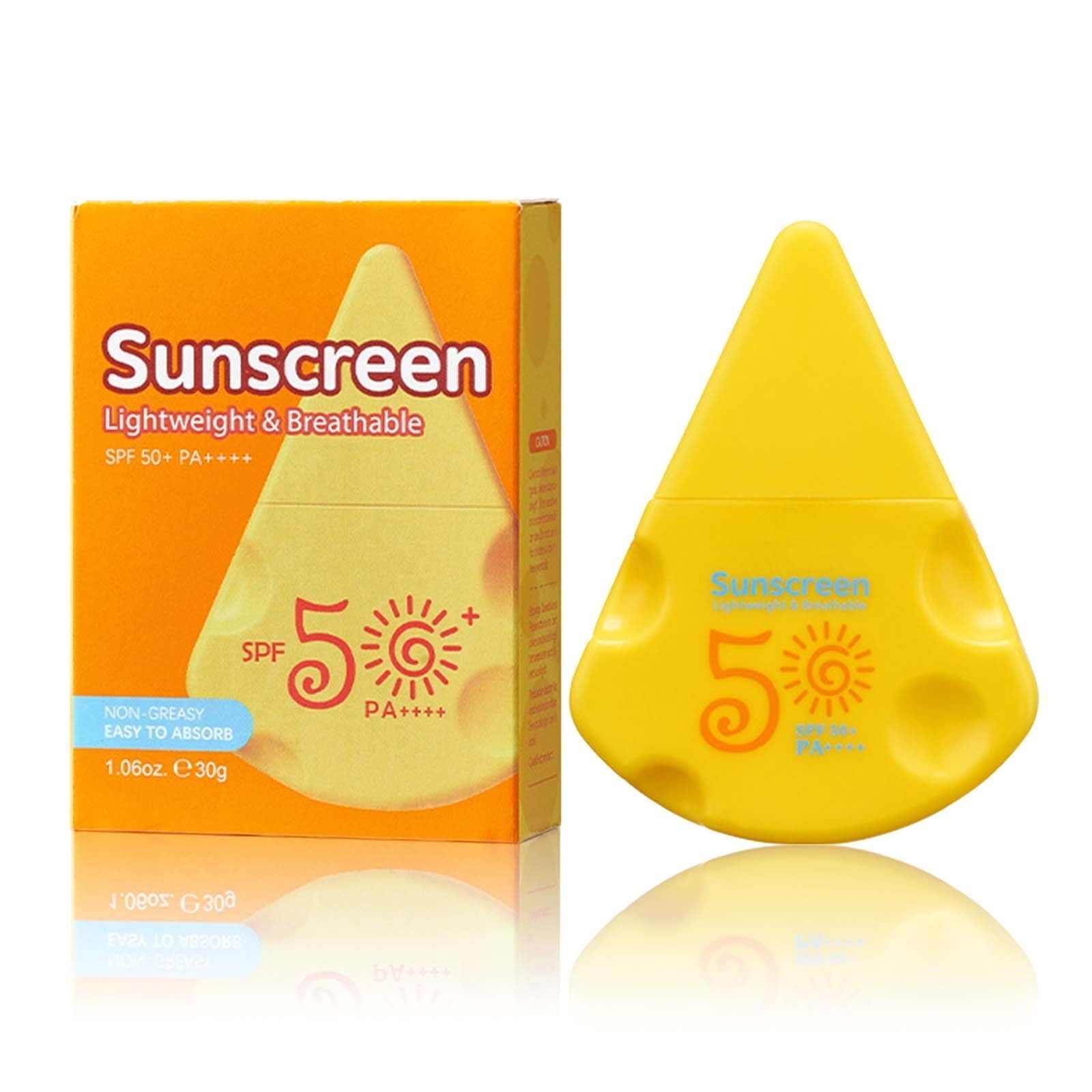 Water Resistant Sunscreen SPF 50+ Gentle Formula Moisturises Non-Greasy Sun Cream, Advanced Sunscreen Providing Effective UVA + UVB Protection, Daily UV Protection Lotion for Face, Body