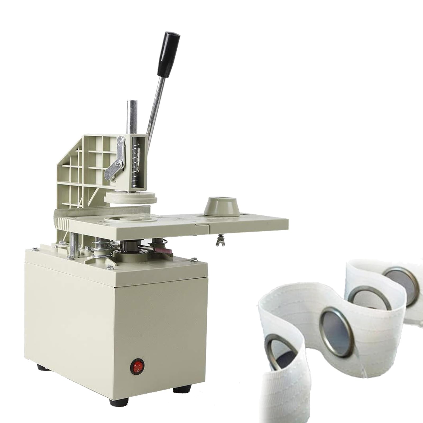Electric Curtain Eyelet Punch Machine, Professional Hole Punch Maker with Pure Copper Motor and 300W Power for Commercial and Home Use