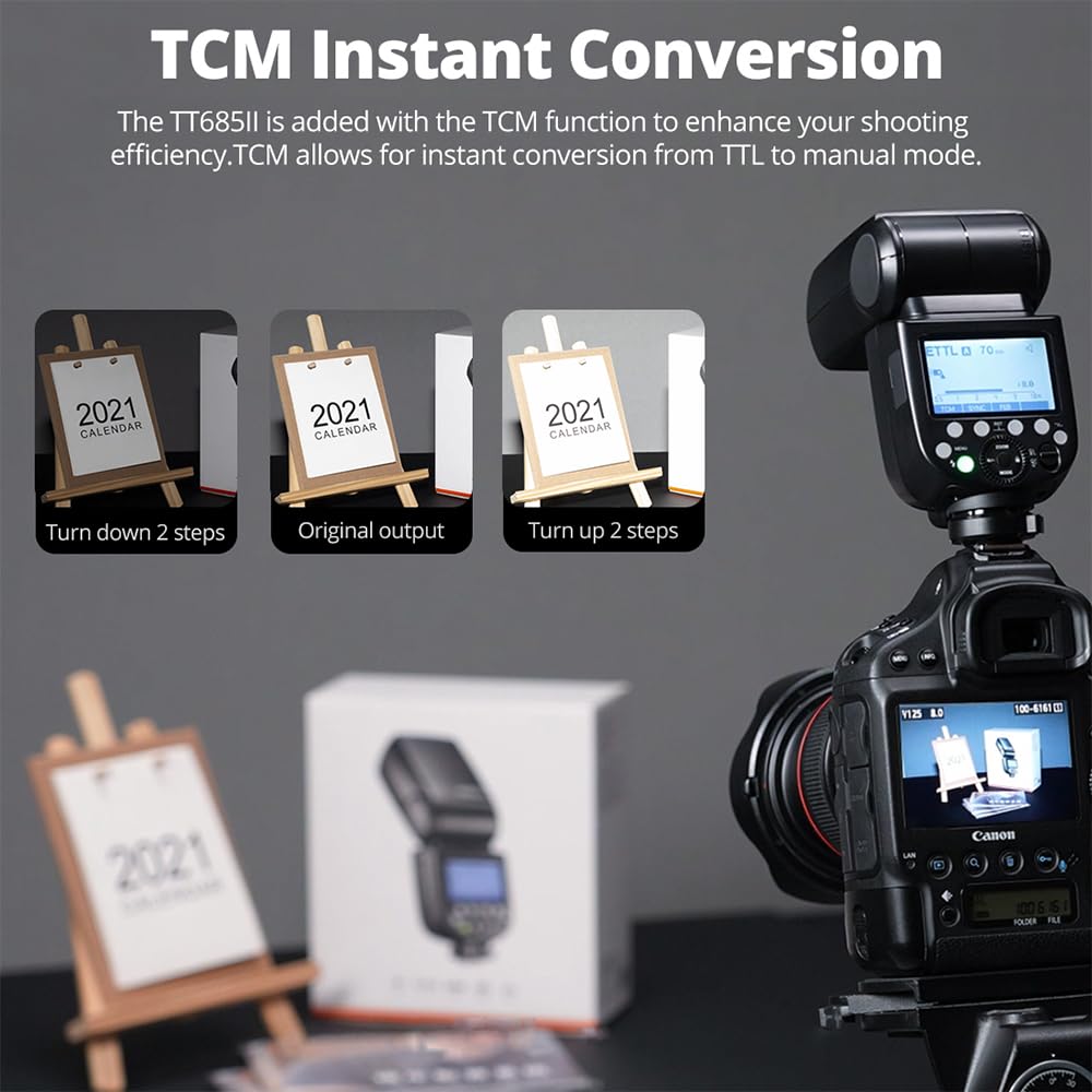 Amazon.com : Godox TT685IIS TT685II-S Flash strobe GN60 TTL 