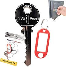 Clé Pass PTT T10 Universelle pour Boîtes aux Lettres Individuelles (Maisons de Campagne et Pavillons), Interphones et 35% des Blocs Collectifs