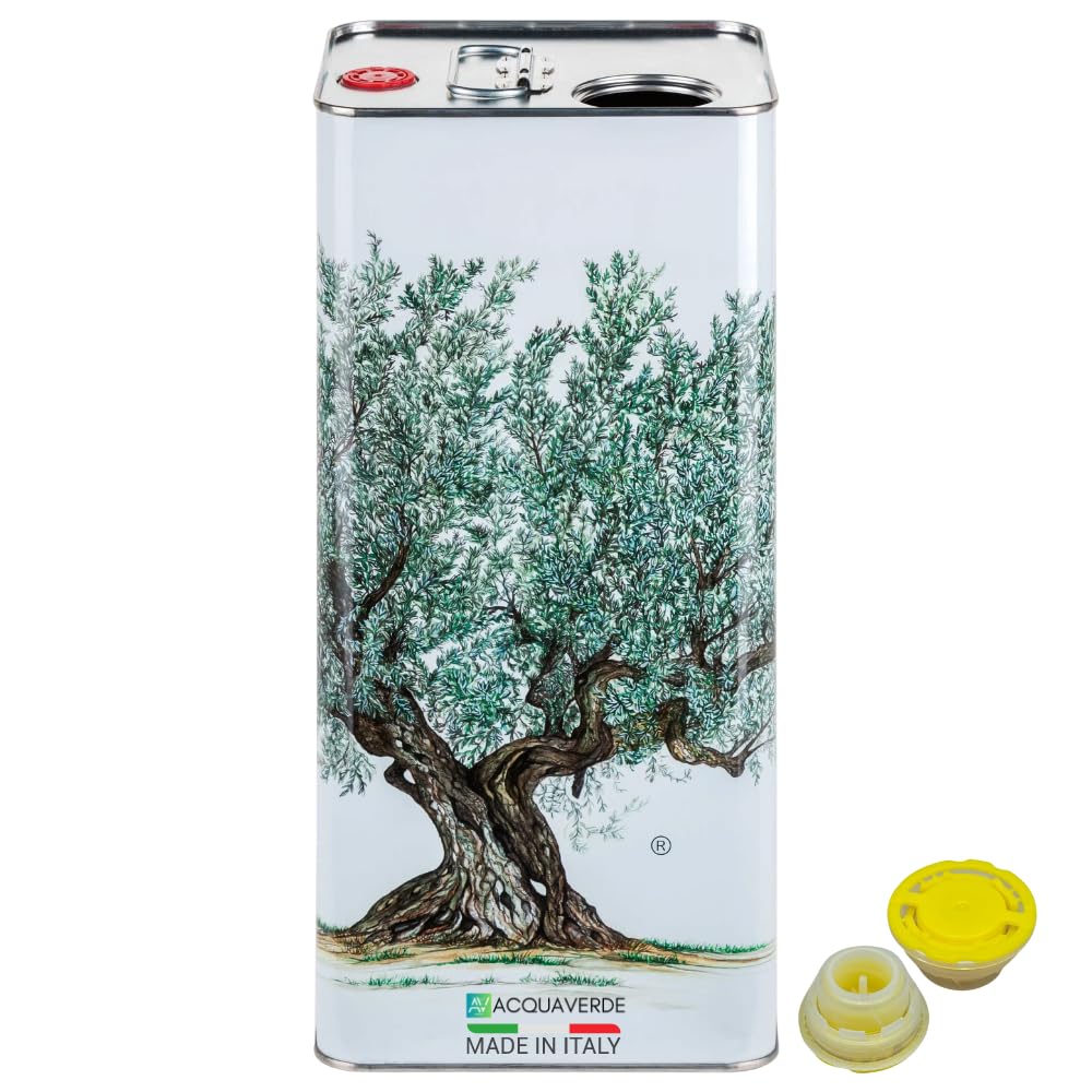 Tanica 3 Litri In Alluminio Per Olio D'oliva – Con Tappo E Manico, Mille Idee