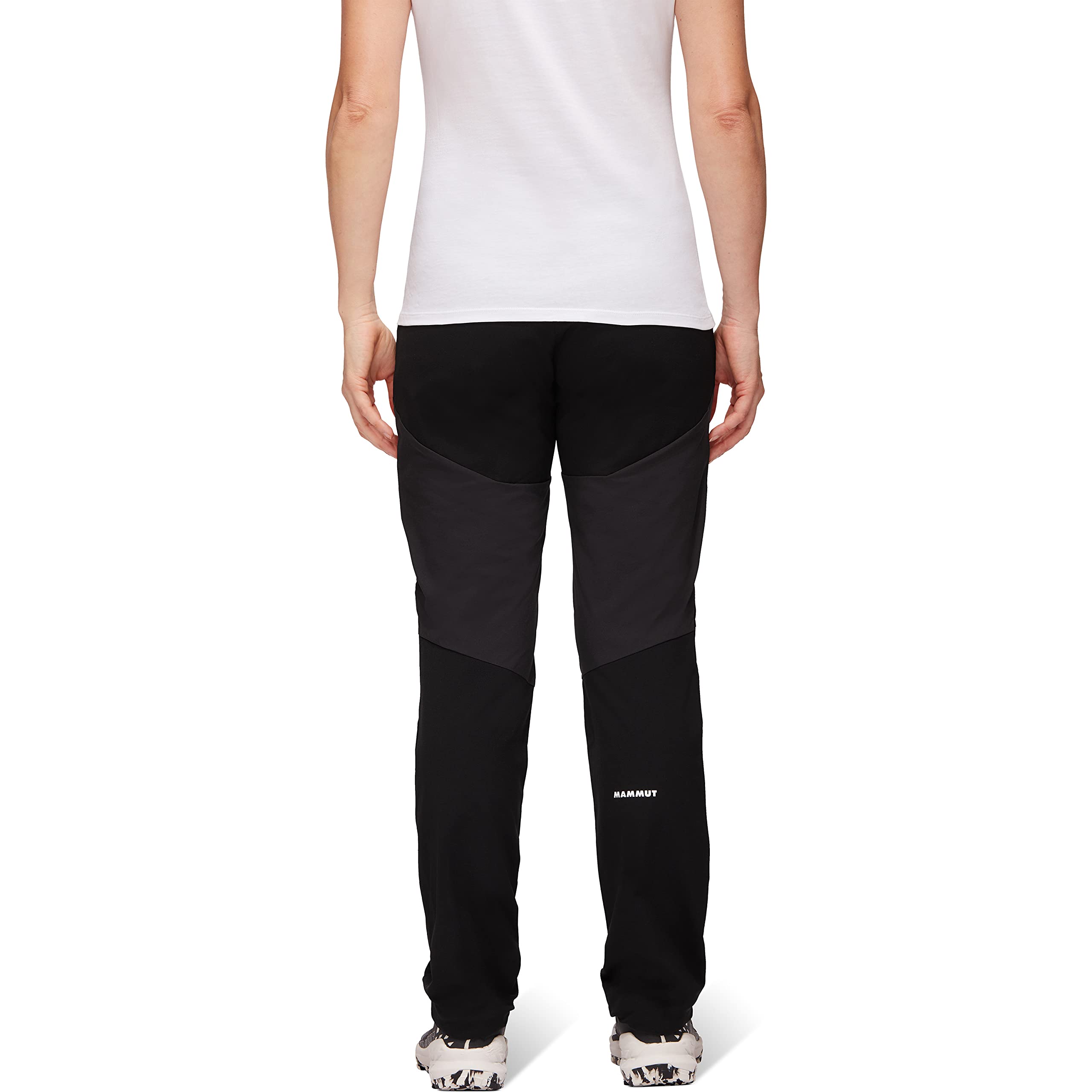 Mammut Courmayeur SO Pants Women – Damskie Spodnie Softshell | Oddychające i Wiatroodporne | Czarne, Rozmiar 38