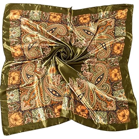 Large Silk-Like Hair Scarf for Women Cover
