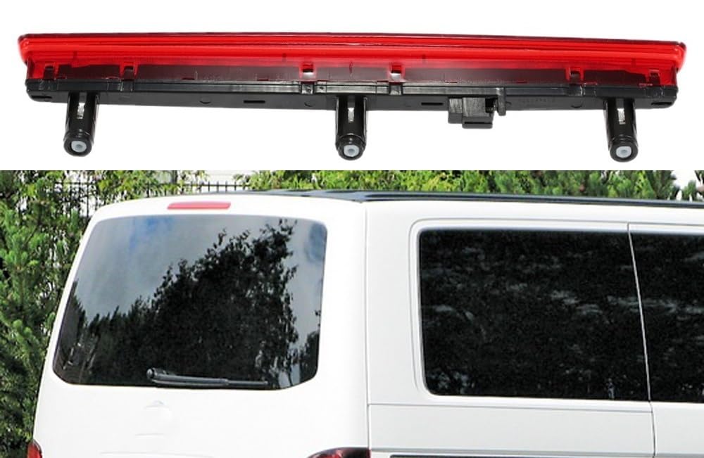 Terza Luce Di Stop LED Per VW Transporter T5 (2003-2015) - Catarifrangente Posteriore - 12V, 18 LED, Sostitutivo 7E0945097A